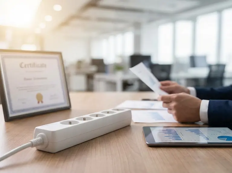 Сертификат на удлинитель